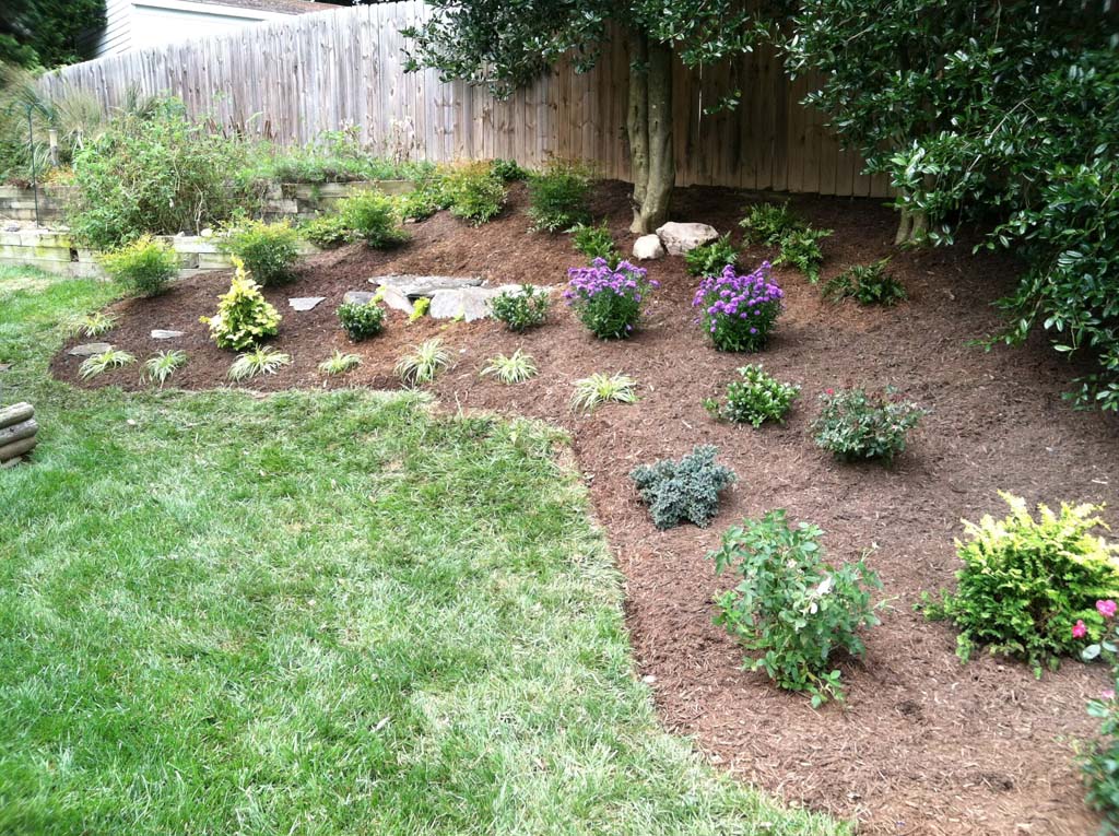 This landscape update called for installing a peaceful Japanese garden.