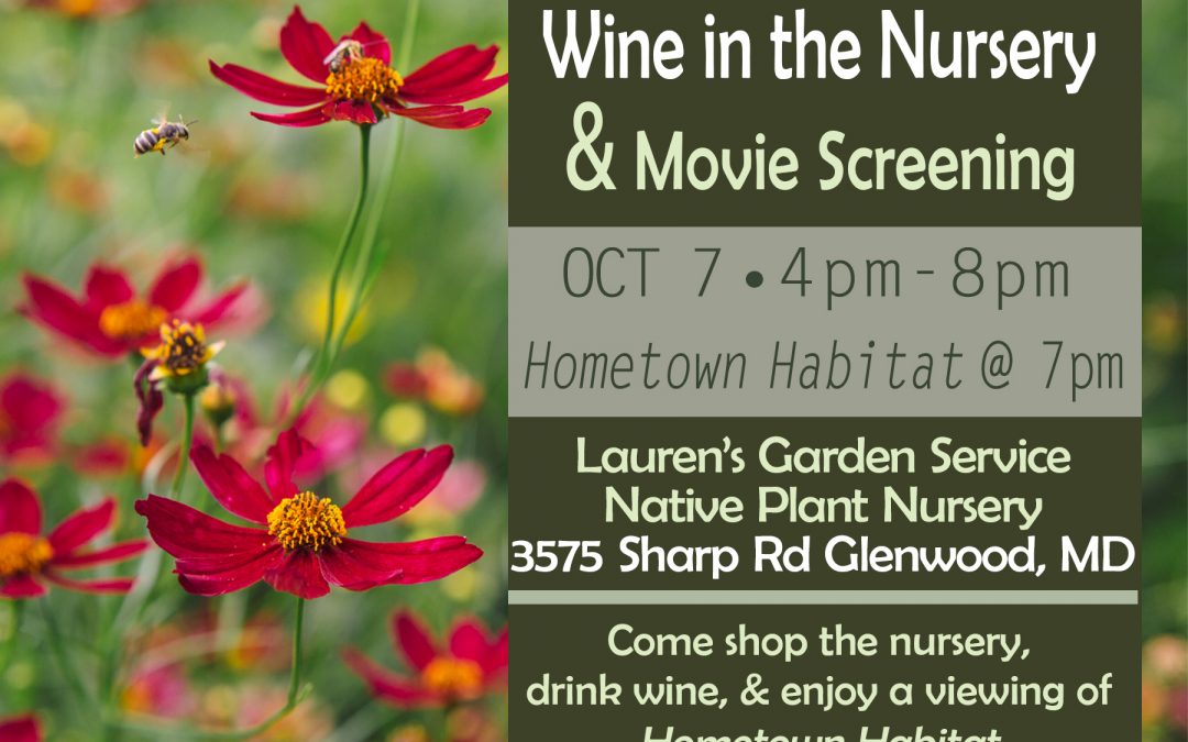 Outdoor Movie! Free Screening of Hometown Habitat & Fall Annual Plant Giveaway This Sat!