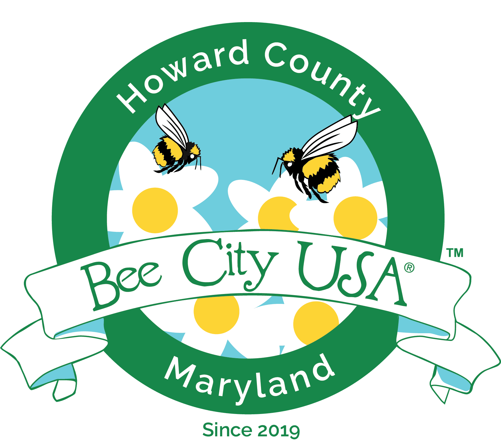 Bee City Affiliate Logo Howard County Print
