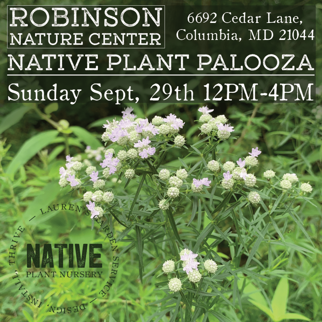 Robinson Nature Center Native Plant Palooza 2024