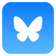 bluesky white logo png seeklogo 619745