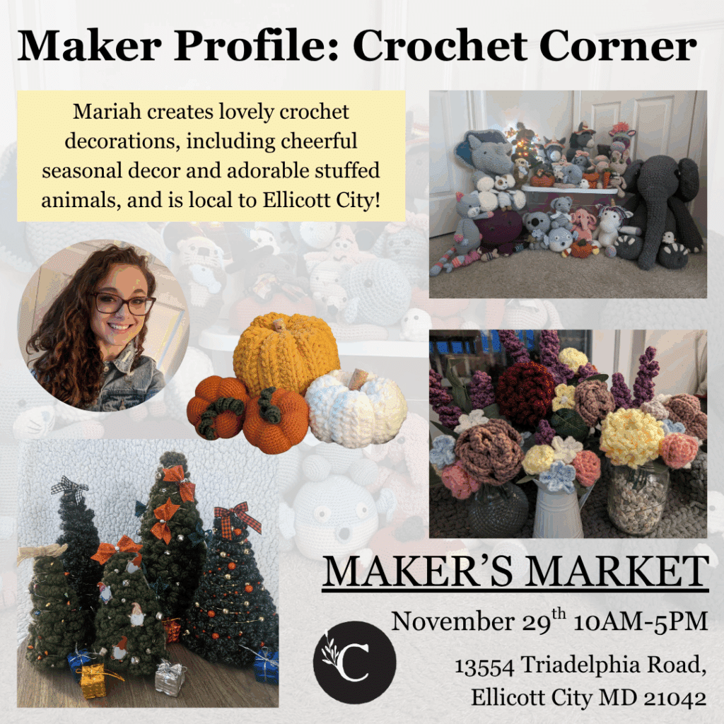 Maker's Market 2025 Crochet Corner
