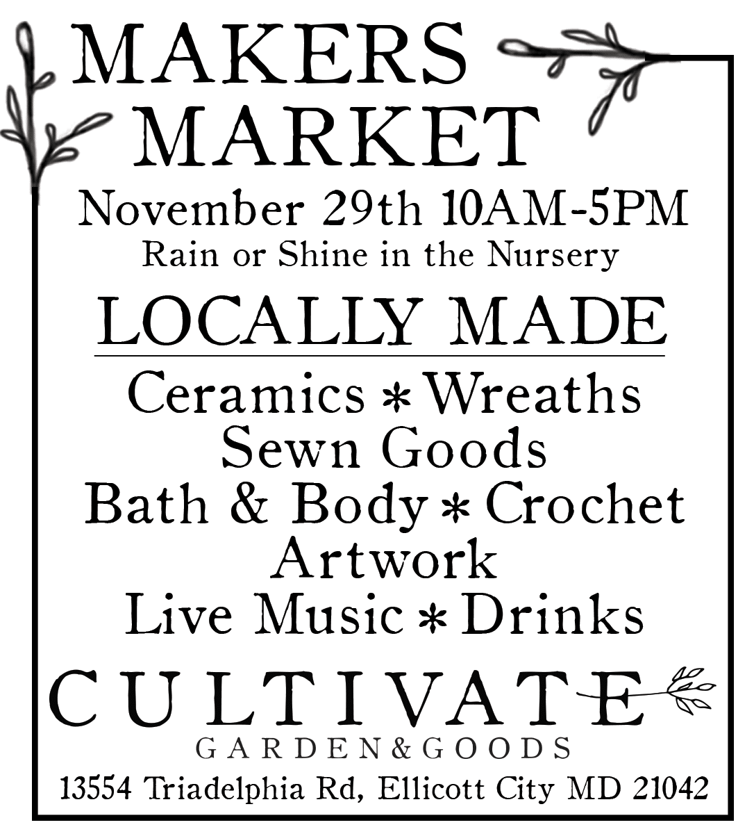 Makers Market Postcard