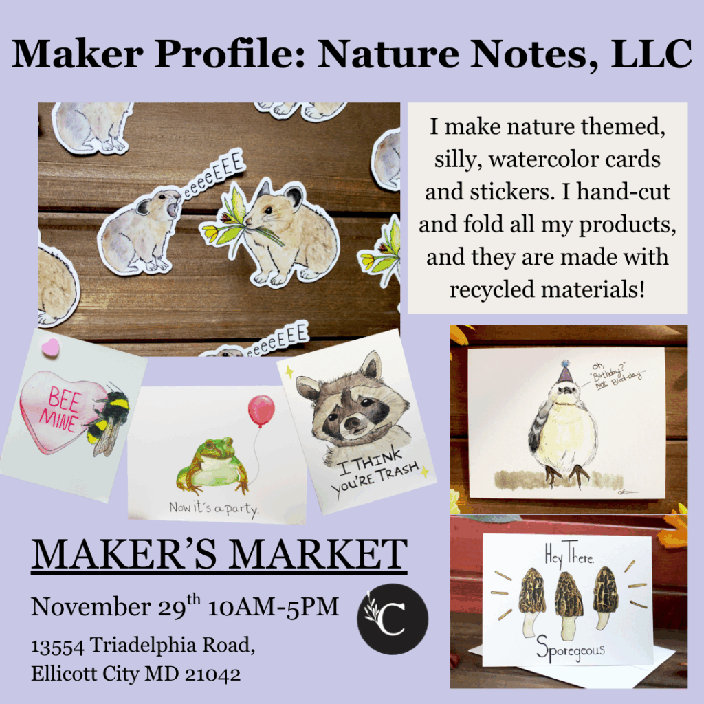 Nature Notes Maker's Market 2025