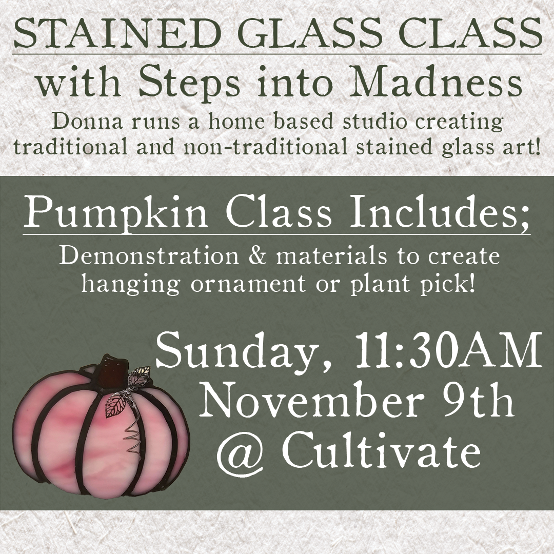 Stained Glass Pumpkin Class Stained Glass Social Pumpkin