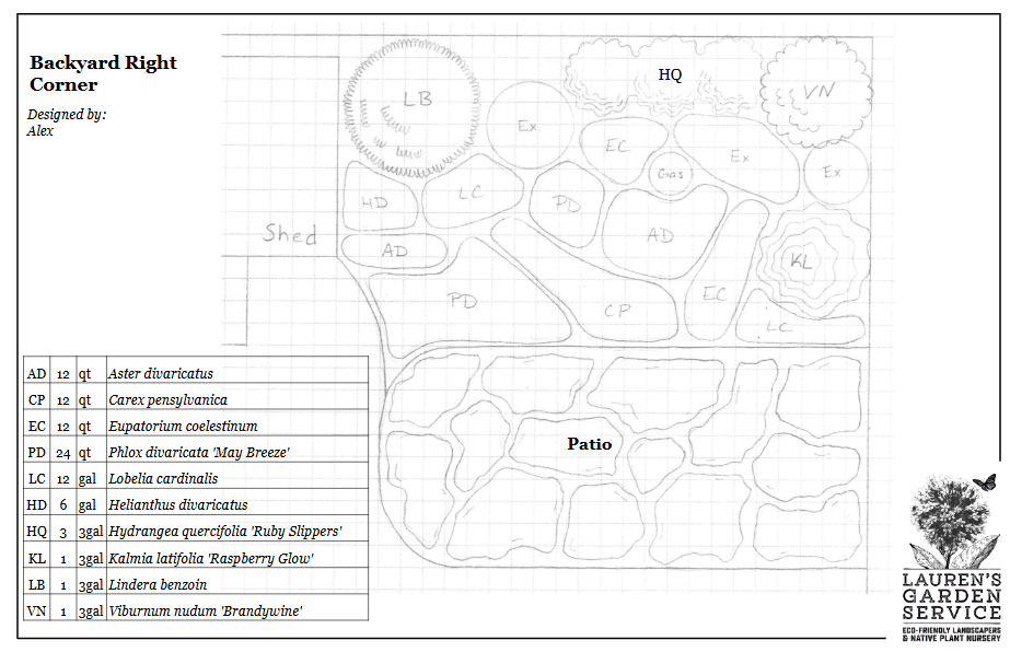 Native Pollinator Garden md design 2