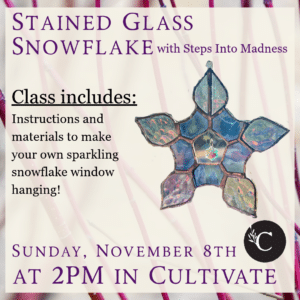 Stained Glass Snowflake 11.8 (2PM) Stained Glass Snowflake 11.8 (2PM)